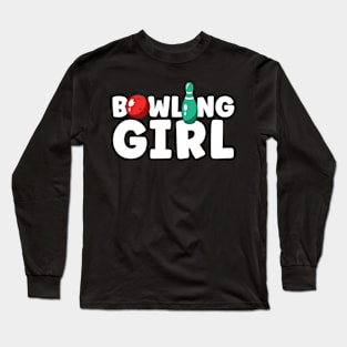 Bowling Girl Long Sleeve T-Shirt